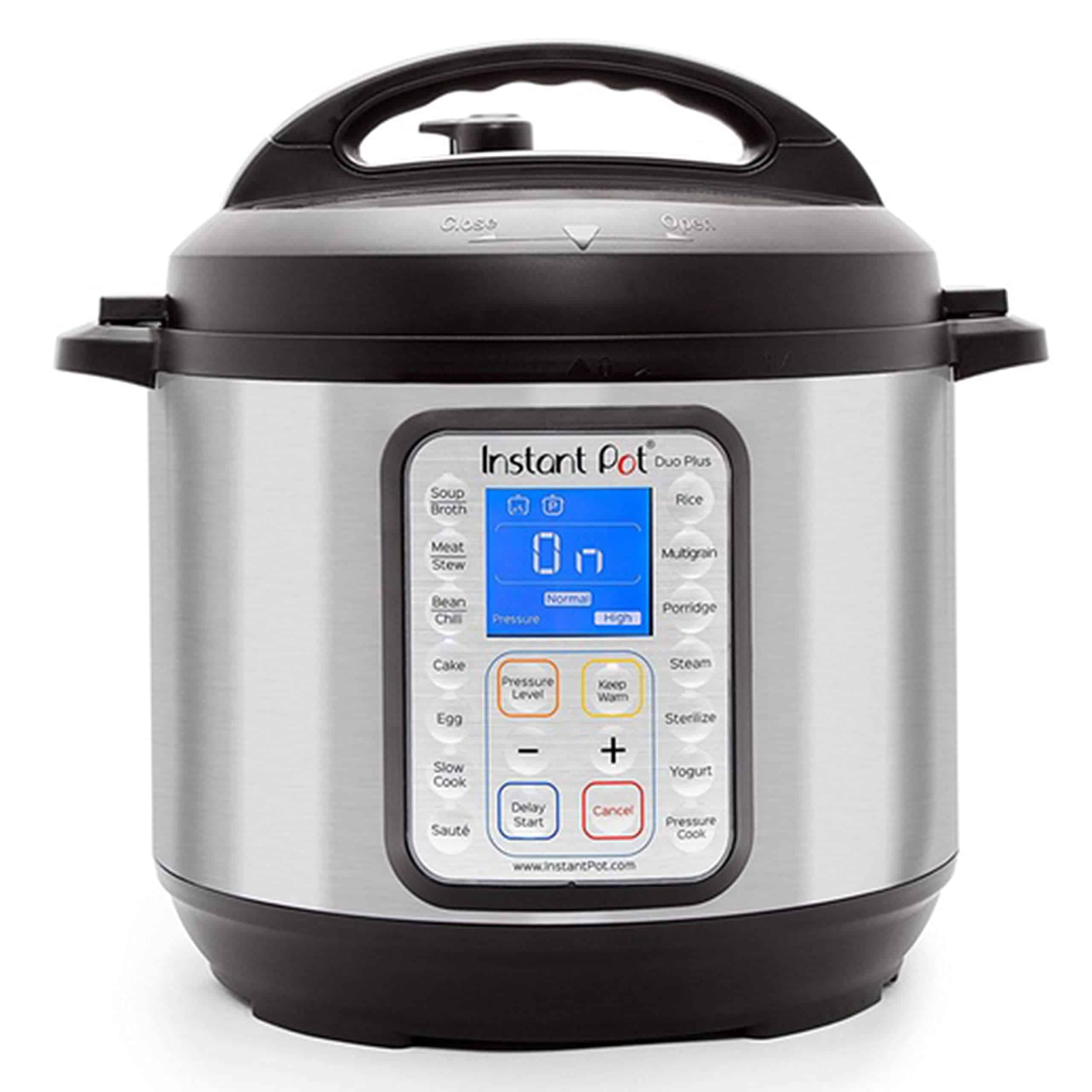Instant Pot Duo Plus 9-in-1 Electric Pressure Cooker, Includes App With Over 800 Recipes, Stainless Steel, 6 Quart