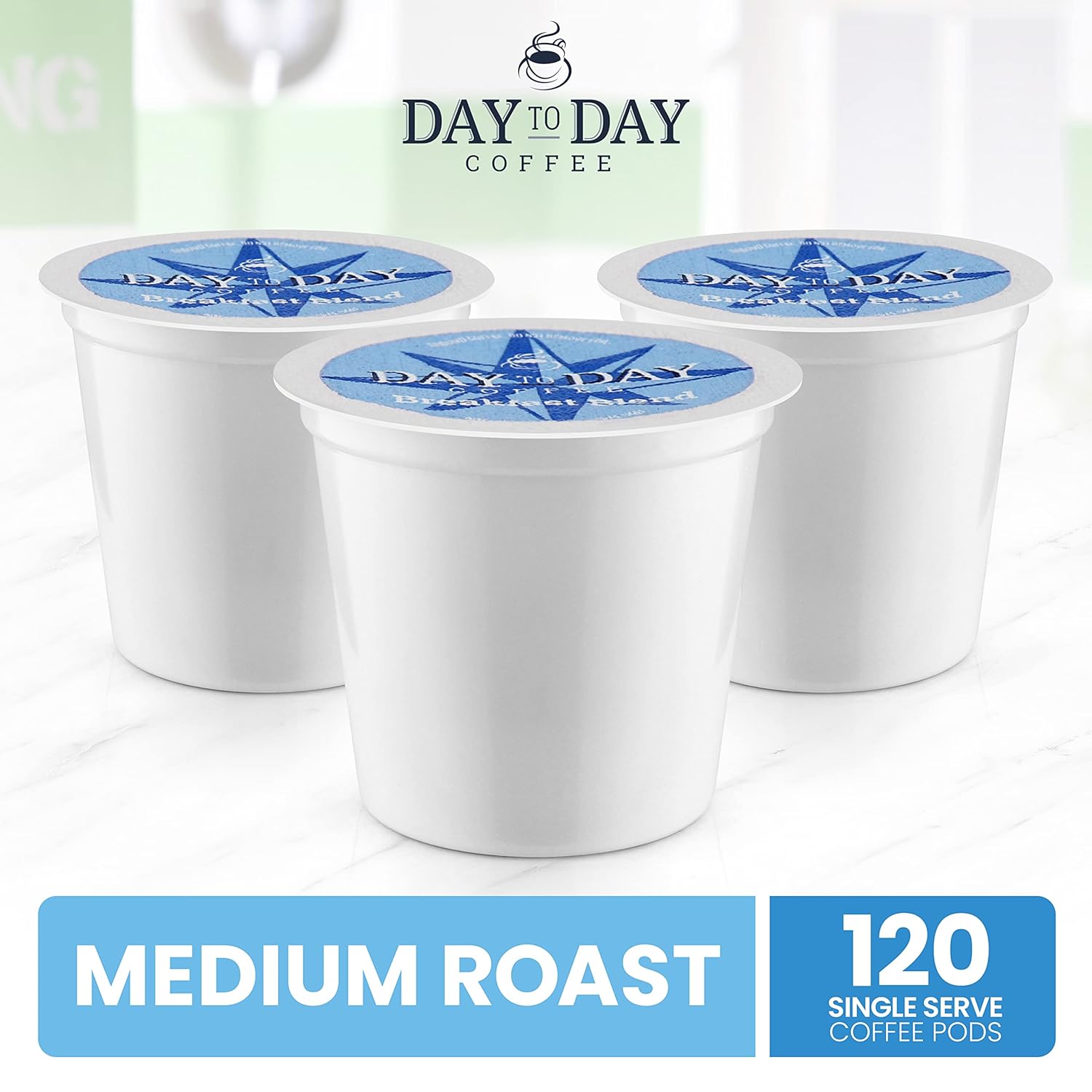 Day To Day 120-Count Breakfast Blend, Medium Roast Single Serve Coffee Pods for K Cups Keurig Brewers - Image 6
