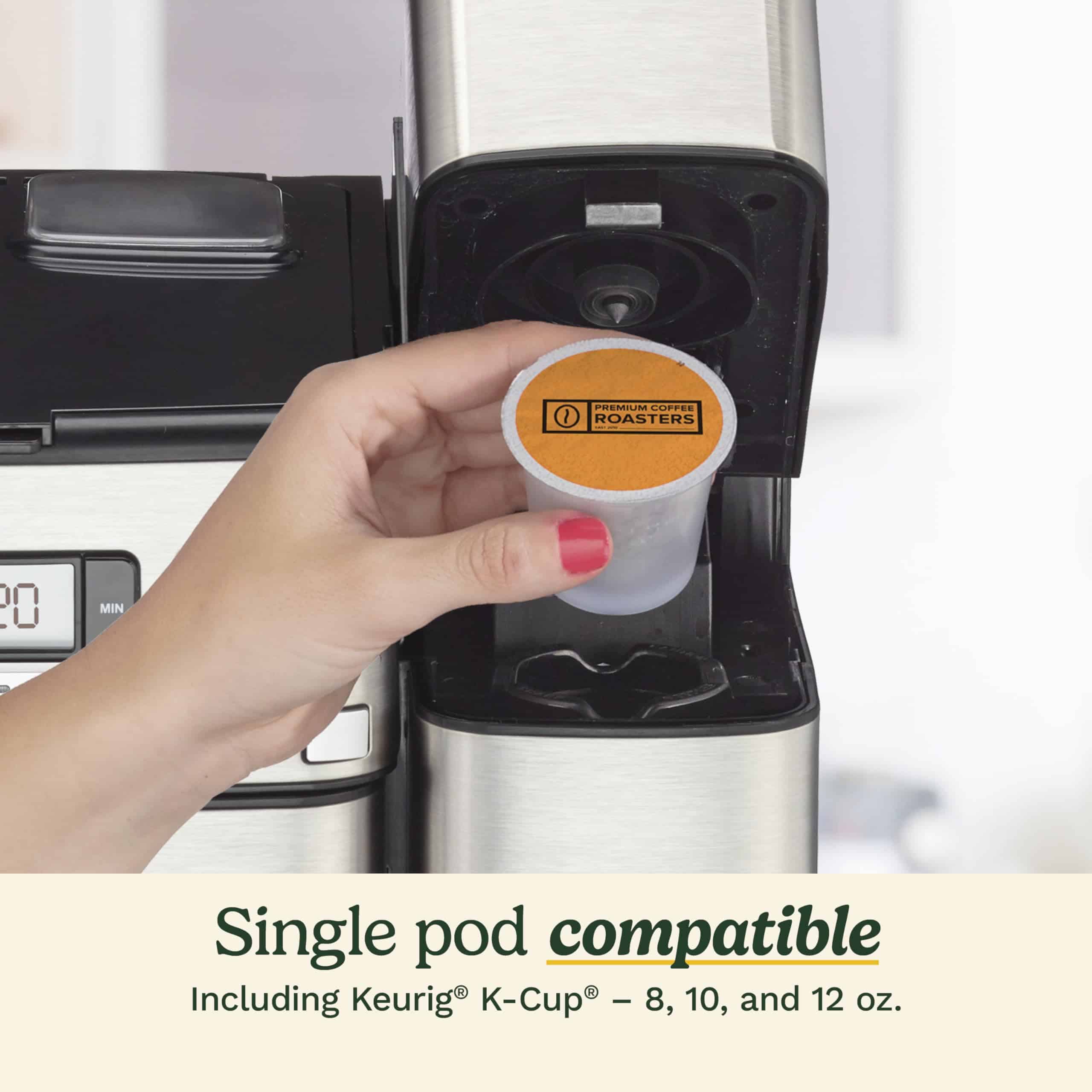 Cuisinart SS-GB1 Coffee Center Grind and Brew Plus, Coffeemaker and Single-Serve Brewer, Black/Silver, 12-Cup Glass