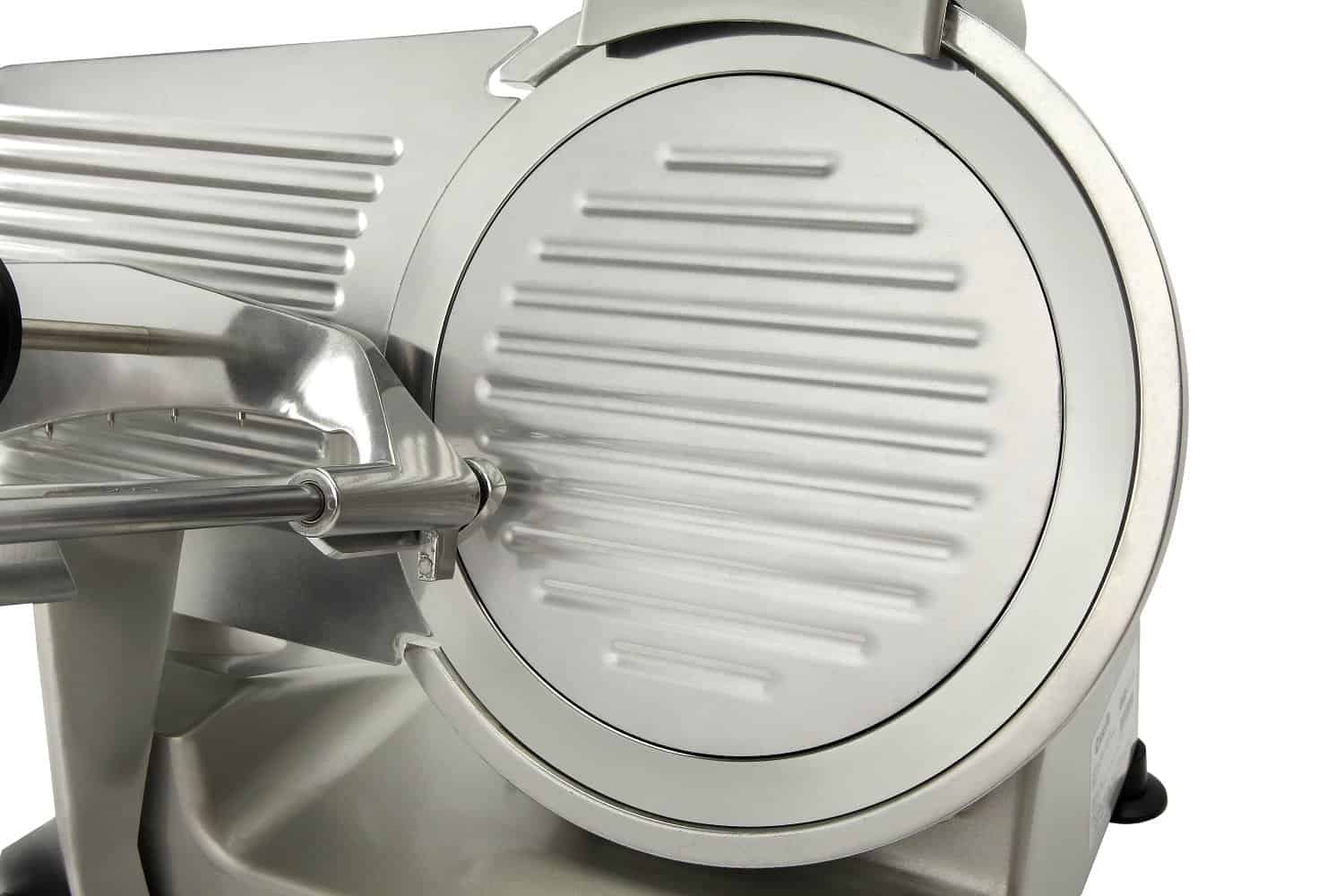 BESWOOD 10" Premium Chromium-plated Steel Blade Electric Deli Meat Cheese Food Slicer Commercial