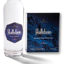 Hallstein Artesian Natural Alkaline Still Water (Non-Sparkling) - 25.4 fl oz (6 Glass Bottles)