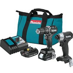Makita CX205RB 18V LXT Lithium-Ion Sub-Compact Brushless Cordless 2-Pc. Combo Kit (2.0Ah)