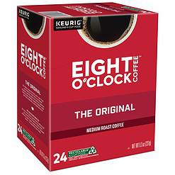 Eight O'Clock Coffee The Original Keurig Single-Serve K-Cup Pods, Medium Roast Coffee, 96 Count (4 Packs of 24)