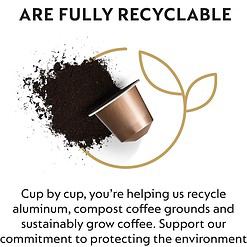 Nespresso Capsules Original Line, Cosi, Mild Roast Espresso Coffee, 50 Count Coffee Pods