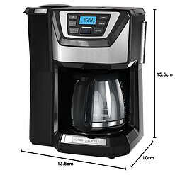 BLACK+DECKER CM5000B 12-Cup Mill and Brew Coffe Maker