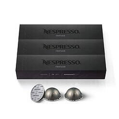 Nespresso Capsules Vertuo, Fortado Gran Lungo Americano, Dark Roast Espresso Coffee, 30-Count Coffee Pods, Brews 5 fl. oz