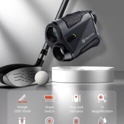 Bestsee Golf Rangefinder with Slope, 7X Magnification, USB-C Rechargeable Rangefinders Magnet Strip