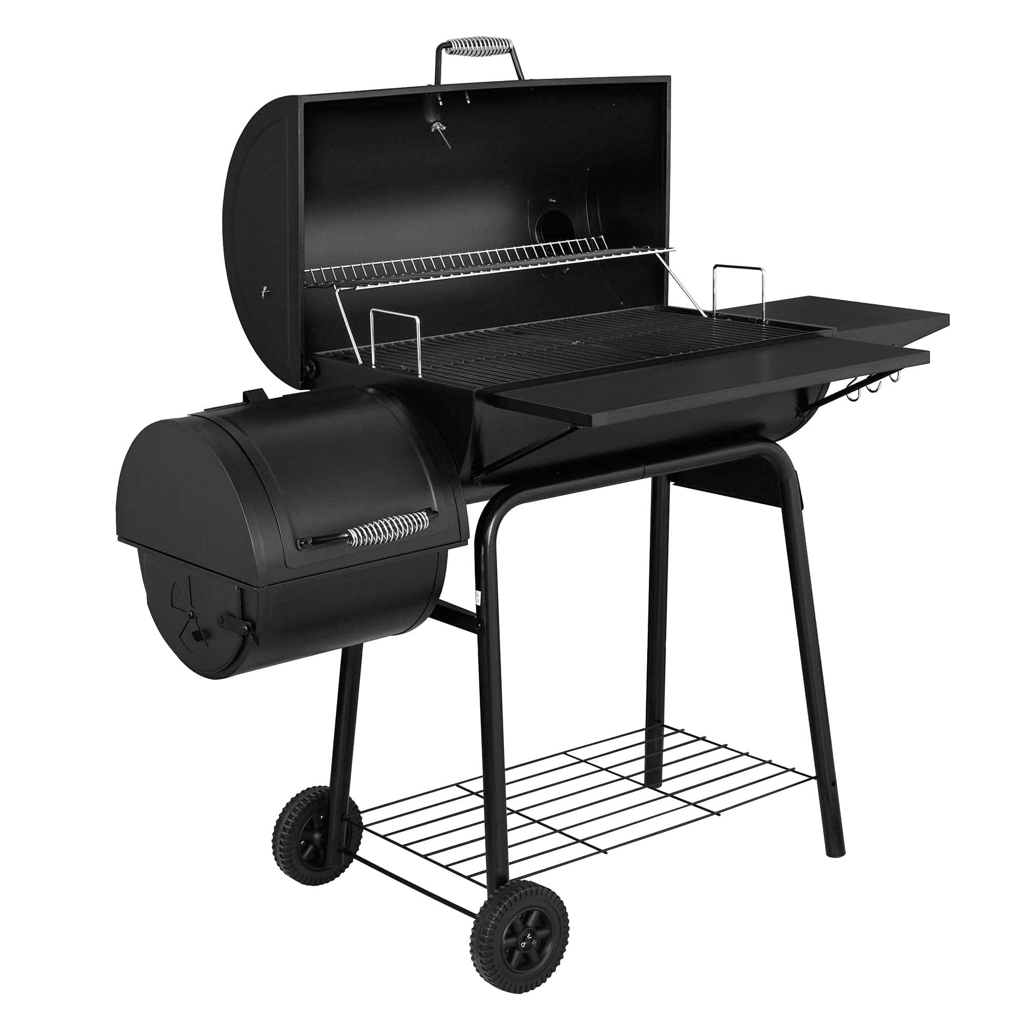 Royal Gourmet CC1830SC Charcoal Grill Offset Smoker with Cover, 811 Square Inches, Black