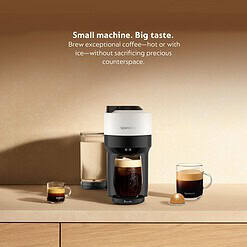 Nespresso Vertuo POP+ Coffee Maker by Breville, White
