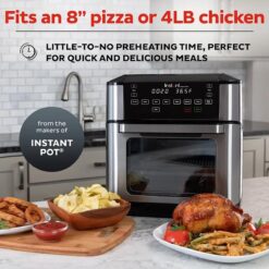 Instant Vortex Pro 10QT ClearCook Air Fryer, Clear Windows, Custom Programming, 9-in-1 Functions