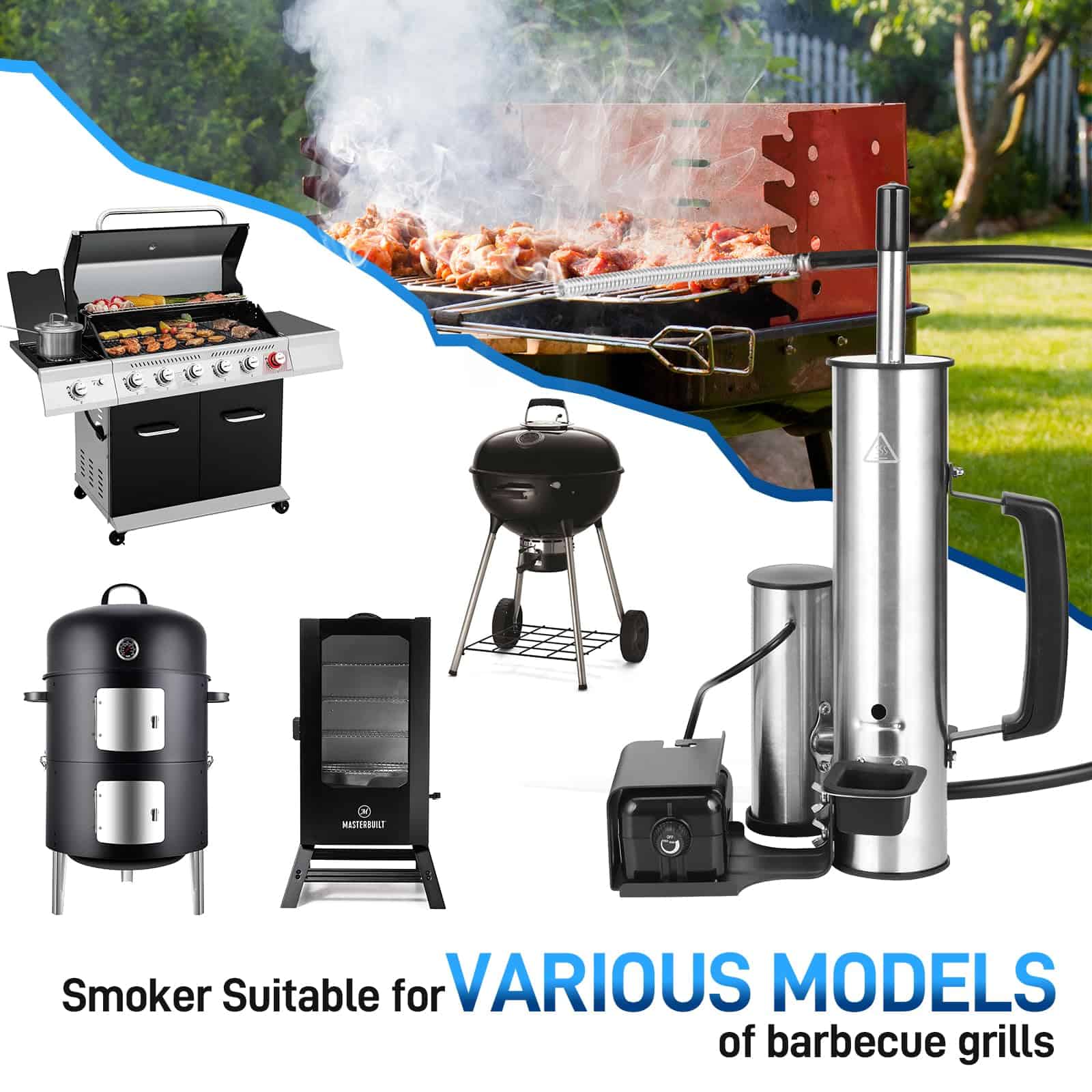 Ueiticsk Outdoor Smoke Generator, Smoke Tube for Pellet Smoker