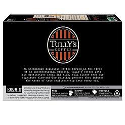 Tully's Coffee Hawaiian Blend Keurig Single-Serve K-Cup Pods, Medium Roast, 72 Count (6 Packs of 12)