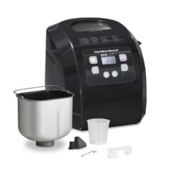 Hamilton Beach Bread Maker Machine, Digital, Programmable, 2 lb Capacity, Black