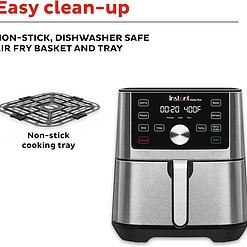 Instant Pot Vortex Plus 6-in-1, 4-quart Air Fryer Oven with Customizable Smart Cooking Programs, Stainless Steel