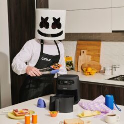 CRUX x Marshmello 3.0 QT Digital Air Fryer with TurboCrisp Technology, Black