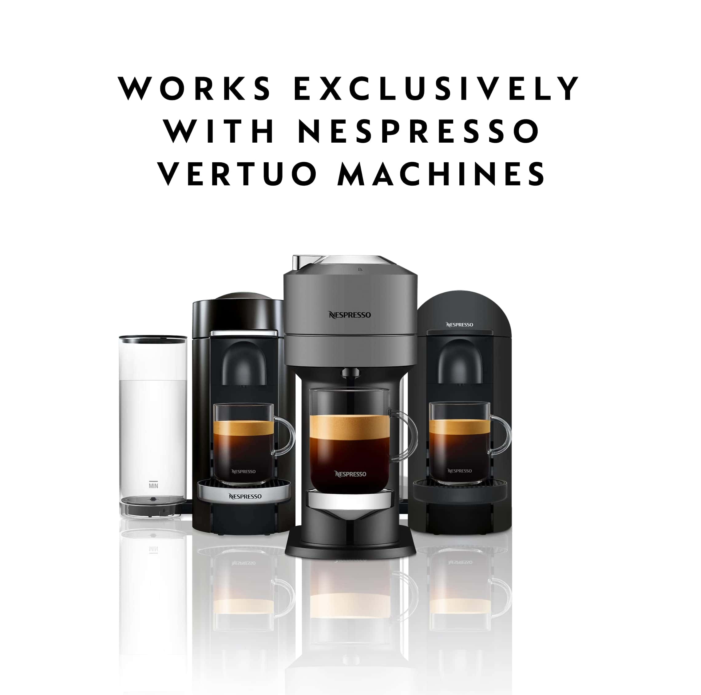 Nespresso Capsules Vertuo, Intenso, Dark Roast Coffee, 30-Count Coffee Pods, Brews 7.8oz