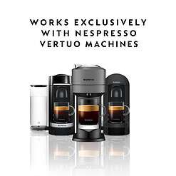 Nespresso Vertuo Melozio Decaffeinato, Medium Roast Espresso, 30 Count Coffee Capsules