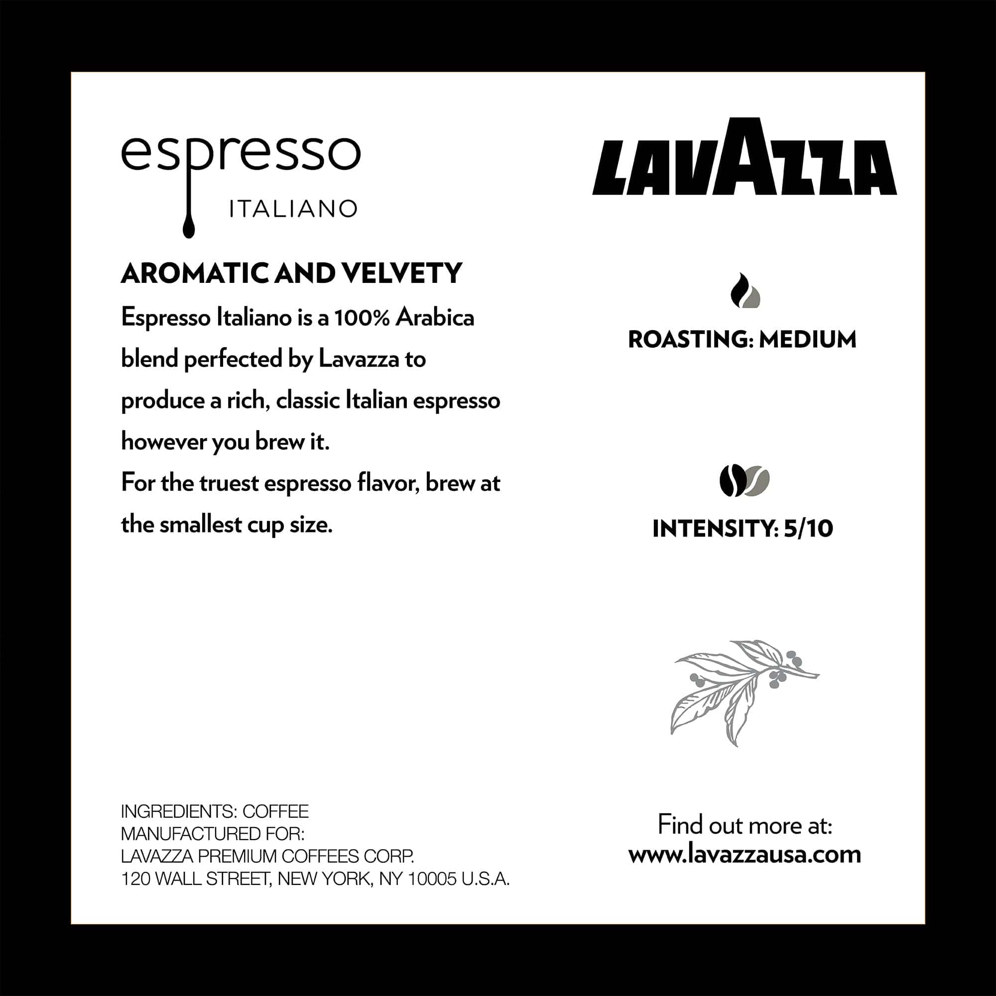 Lavazza Espresso Italiano Single-Serve Coffee K-Cups for Keurig Brewer, Medium Roast, Value Pack, 10 Count (Pack of 6) (Packaging May Vary)