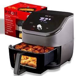 Instant Vortex Plus 6QT ClearCook Air Fryer, 6-in-1 Functions, Black