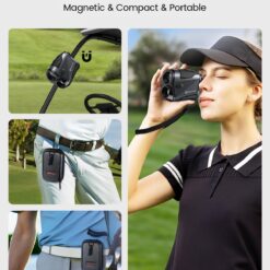 Bestsee Golf Rangefinder with Slope, 7X Magnification, USB-C Rechargeable Rangefinders Magnet Strip