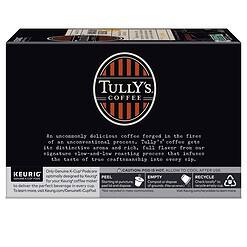 Tully's Coffee Hawaiian Blend, Keurig Single Serve K-Cup Pods, Medium Roast, 60 Count, (6 Packs of 10)