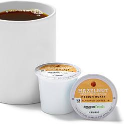 AmazonFresh 80 Ct. K-Cups, Hazelnut Flavored Medium Roast, Keurig K-Cup Brewer Compatible