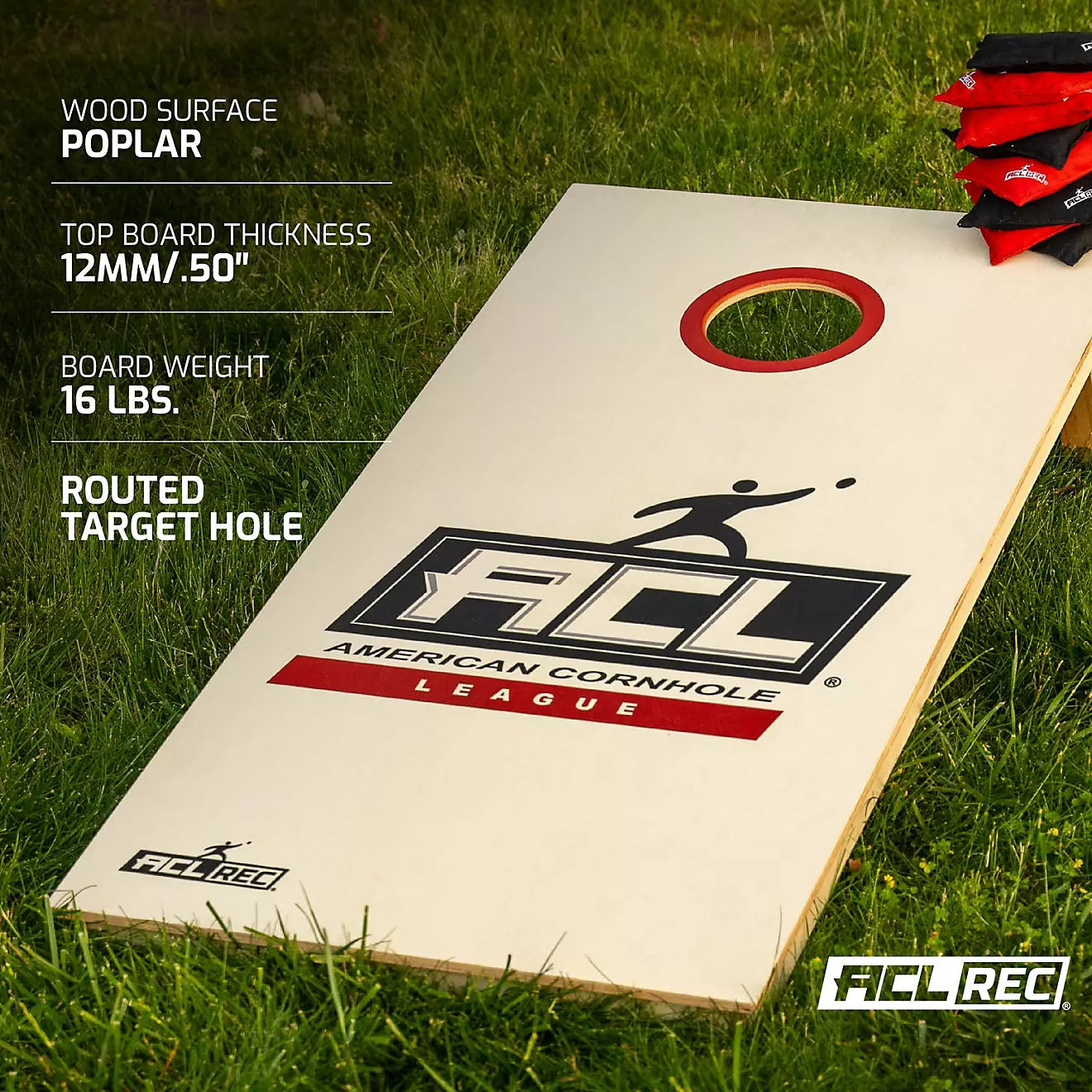 American Cornhole League ACL REC 2x4 Cornhole Board