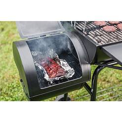 Royal Gourmet CC1830SC Charcoal Grill Offset Smoker with Cover, 811 Square Inches, Black