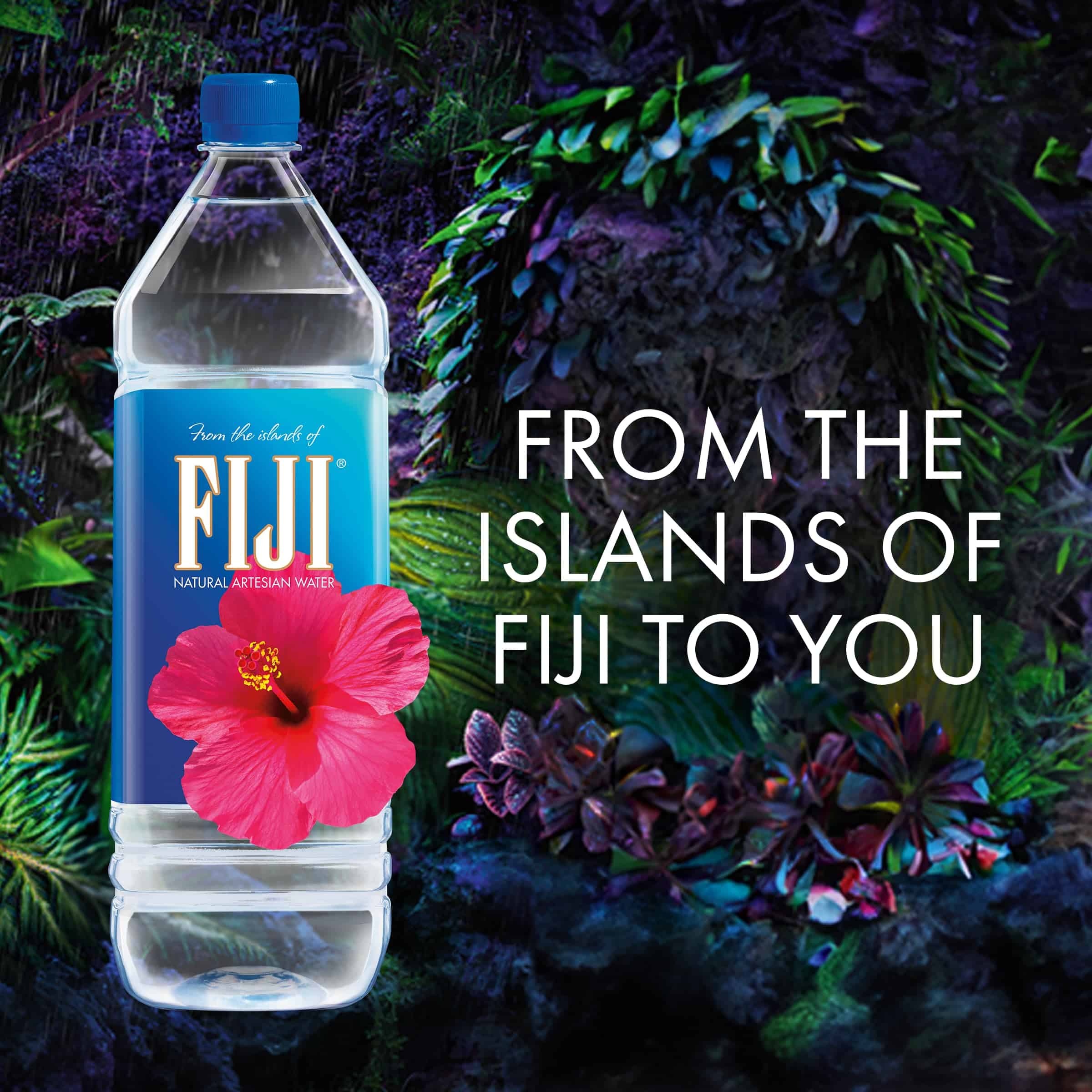 FIJI Natural Artesian Bottled Water 1.5 Liters / 50.7 Fl Ounce (Pack of 12) - Natural Electrolytes