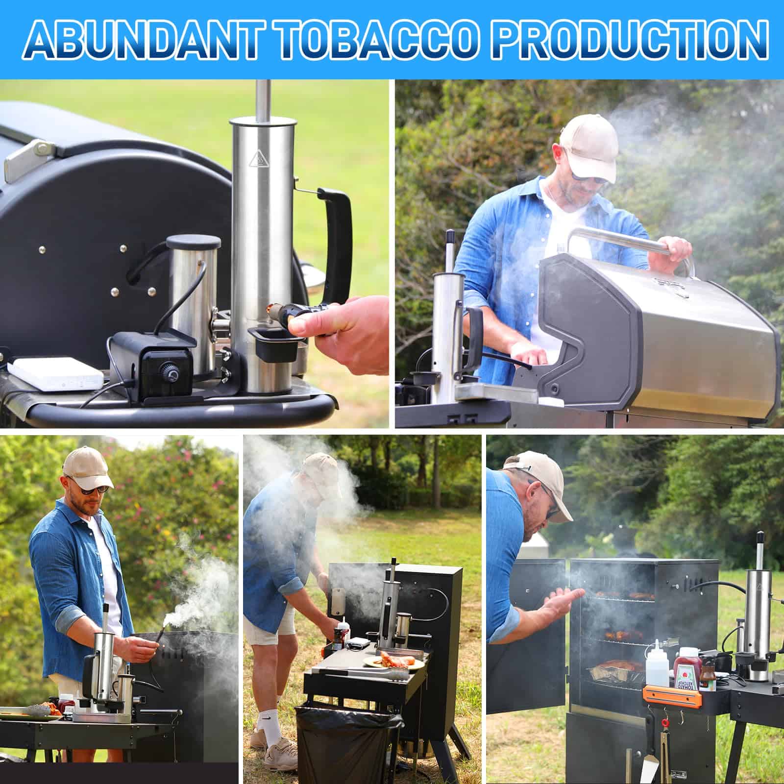 Ueiticsk Outdoor Smoke Generator, Smoke Tube for Pellet Smoker