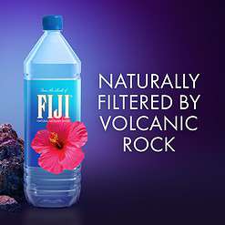 FIJI Natural Artesian Bottled Water 1.5 Liters / 50.7 Fl Ounce (Pack of 12) - Natural Electrolytes