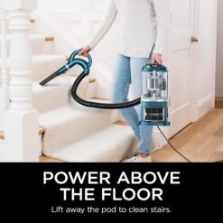 Alternative view of Shark ZU503AMZ Navigator Lift-Away Upright Vacuum with Self-Cleaning Brushroll, Perfect for Pets & Multi-Surface, Teal