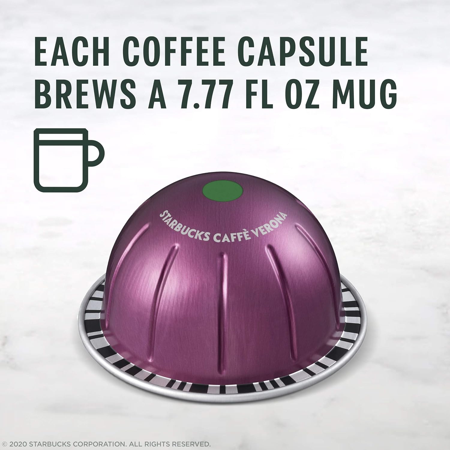 Starbucks by Nespresso Dark Roast Caffè Verona Coffee (32-count single serve capsules, compatible with Nespresso Vertuo Line System) - Image 5