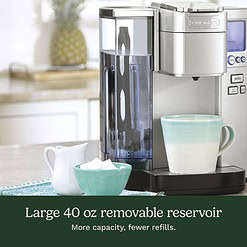 Cuisinart SS-10P1 Coffee Maker, Single Serve 72-Ounce Reservoir Coffee Machine, Stainless Steel, Silver