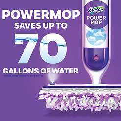 Swiffer PowerMop Multi-Surface Mop Kit for Floor Cleaning, Fresh Scent, Mopping Kit Includes PowerMop