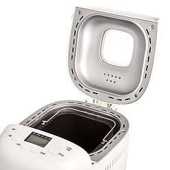 Amazon Basics Bread Maker, 2 Pound Non-Stick Bread Making Machine, White