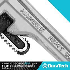 DURATECH 3-Piece Heavy Duty Aluminum Straight Pipe Wrench Set