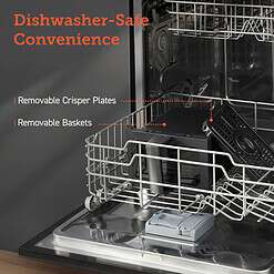 COSORI 9Qt 8-in-1 Dual Air Fryer, Fresh Balanced Meals, Dishwasher Safe