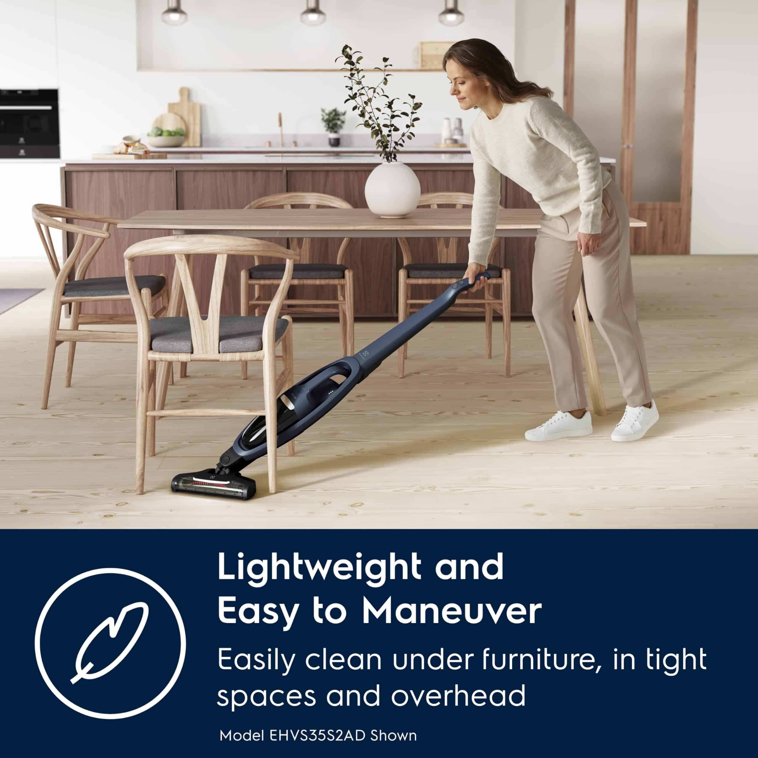 Electrolux WellQ7 Pet Stick Cleaner Lightweight Cordless Vacuum with LED Nozzle Lights
