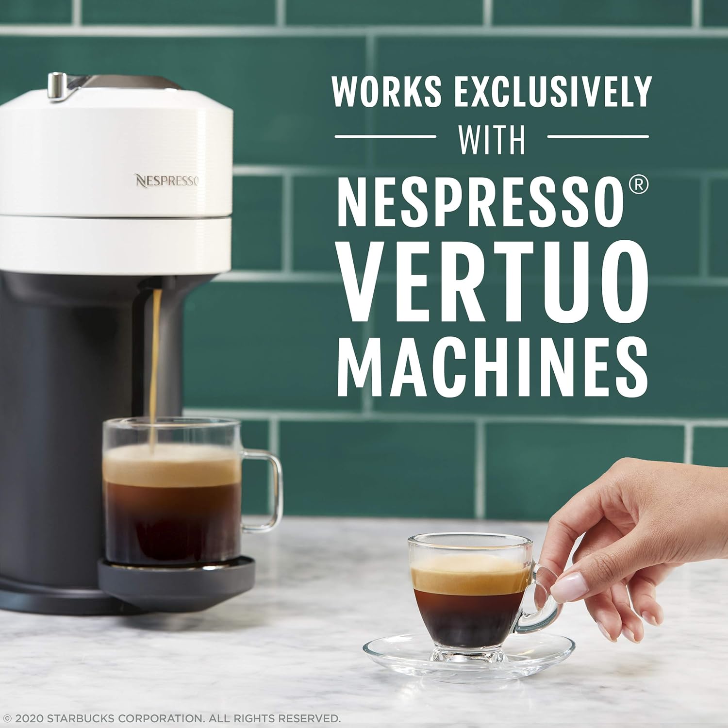 Starbucks by Nespresso Dark Roast Caffè Verona Coffee (32-count single serve capsules, compatible with Nespresso Vertuo Line System) - Image 6