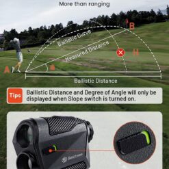 Bestsee Golf Rangefinder with Slope, 7X Magnification, USB-C Rechargeable Rangefinders Magnet Strip