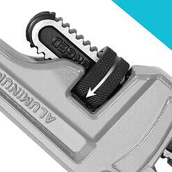 DURATECH 3-Piece Heavy Duty Aluminum Straight Pipe Wrench Set