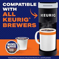 Maxwell House House Blend Medium Roast K-Cup Coffee Pods (84 ct Box)