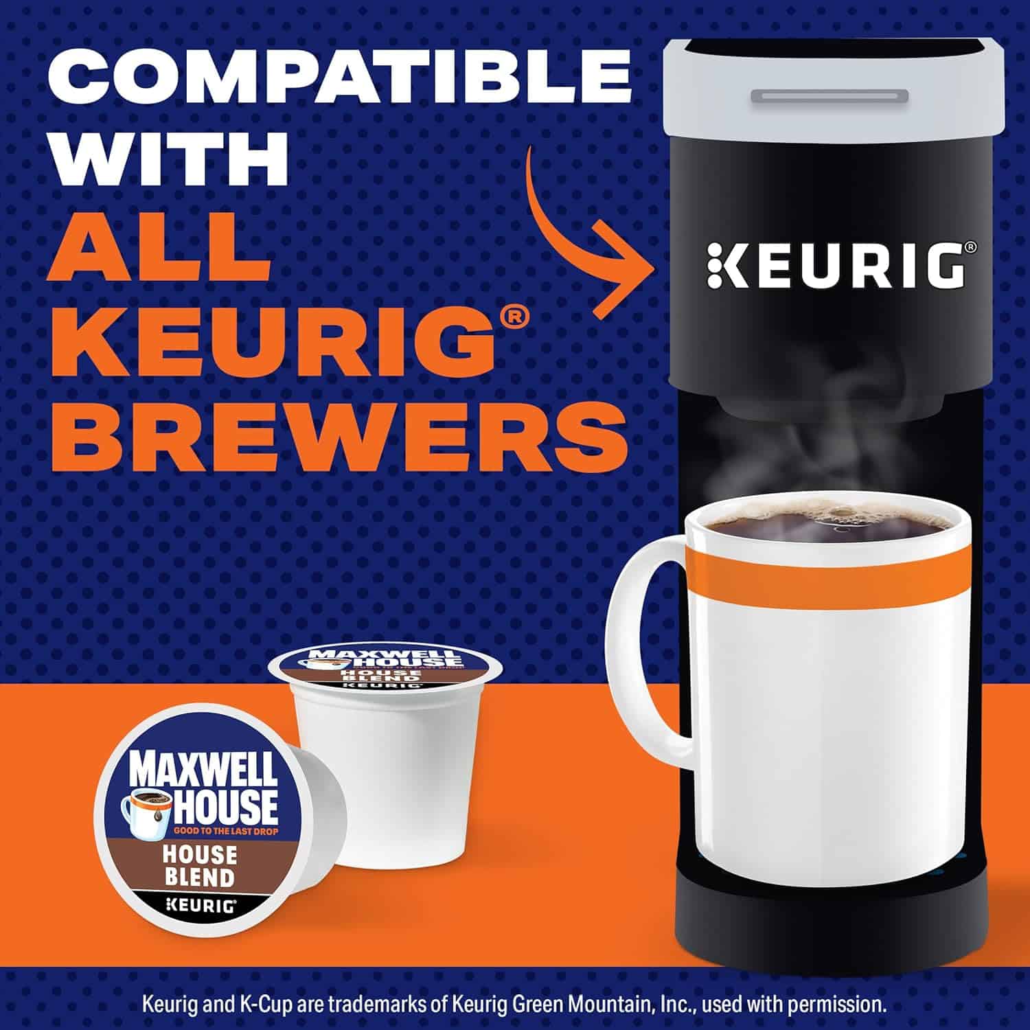 Maxwell House House Blend Medium Roast K-Cup Coffee Pods (84 ct Box)