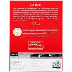 Community Coffee Signature Blend 96 Count Coffee Pods, Dark Roast, Compatible with Keurig 2.0 K-cup Brewers, 24 Count (Pack of 4)