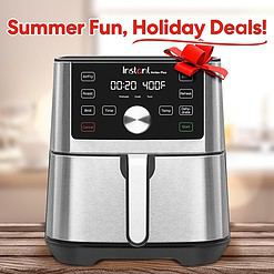 Instant Pot Vortex Plus 6-in-1, 4-quart Air Fryer Oven with Customizable Smart Cooking Programs, Stainless Steel