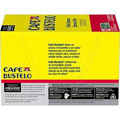 Café Bustelo Espresso Style Dark Roast Coffee, 72 Count Keurig K-Cup Pods