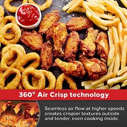 Emeril Lagasse Everyday 360 Stainless Steel Air Fryer, 360° Quick Cook Technology