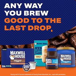 Maxwell House House Blend Medium Roast K-Cup Coffee Pods (84 ct Box)