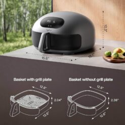Alternative view of Typhur Dome 2 Air Fryer, Extra Large Airfryer with Superior Airflow, Self-cleaning Smart Digital Fryer